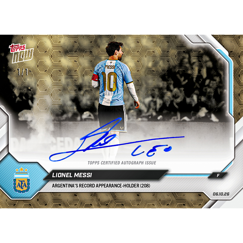Lionel Messi - 2026 Argentina Topps NOW® - Final Farewell Pack