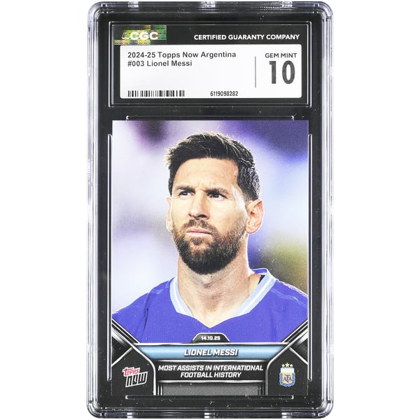 Lionel Messi Argentina National Team 2024-25 Topps Now Most 