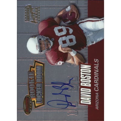 1999 Bowman's Best Rookie Locker Room Autographs #RA4 David Boston
