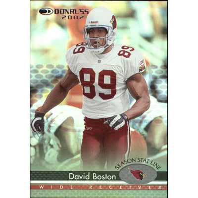 2002 Donruss Stat Line Season #2 David Boston/98