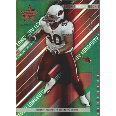 2004 Leaf Rookies and Stars Longevity Emerald #101 Darnell Dockett