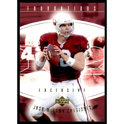 2004 Upper Deck Foundations Exclusive Gold #1 Josh McCown