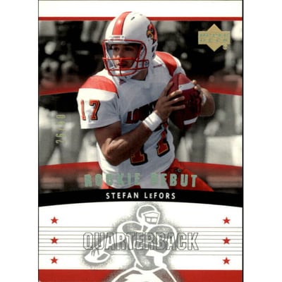 2005 Upper Deck Rookie Debut Gold Spectrum #200 Stefan LeFors