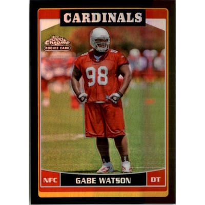 2006 Topps Chrome Black Refractors #203 Gabe Watson