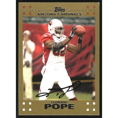 2007 Topps Gold #194 Leonard Pope