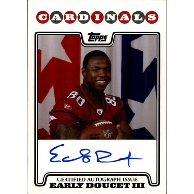 2008 Topps Rookie Premiere Autographs #RPAED Early Doucet