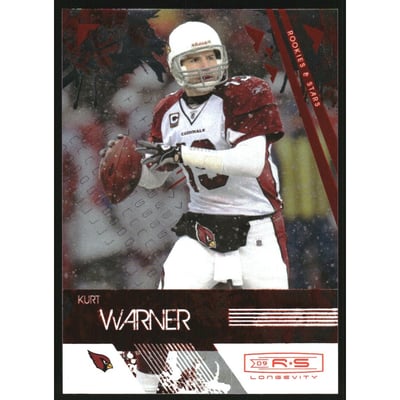 2009 Donruss Rookies and Stars Longevity Ruby #103 Kurt Warner ELE