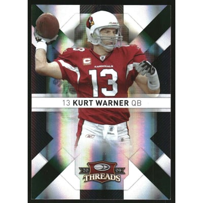 2009 Donruss Threads Retail Green #1 Kurt Warner