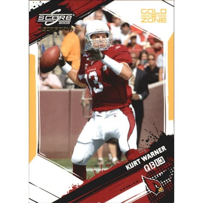 2009 Score Inscriptions Gold Zone #5 Kurt Warner