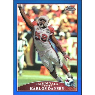 2009 Topps Chrome Blue Refractors #TC18 Karlos Dansby