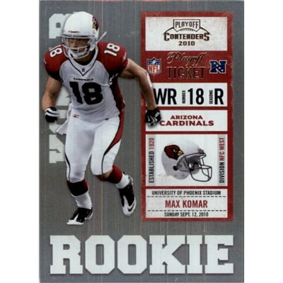 2010 Playoff Contenders Playoff Ticket #170 Max Komar