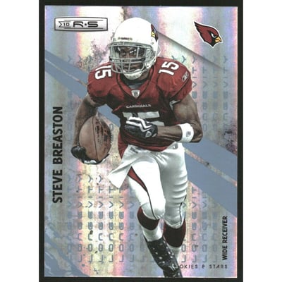 2010 Rookies and Stars Longevity Parallel Platinum #4 Steve Breaston
