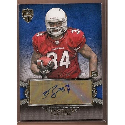 2011 Topps Supreme Rookie Autographs #SRARW Ryan Williams/90