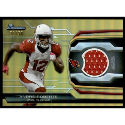 2013 Bowman Relics Gold 50 #BRAR Andre Roberts