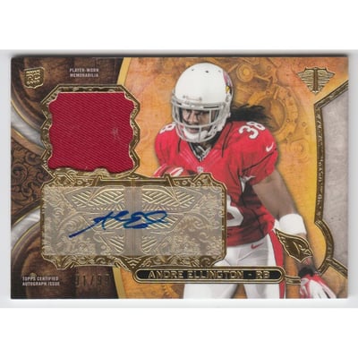 2013 Topps Triple Threads Rookie Autograph Relics #TTRARAE2 Andre Ellington