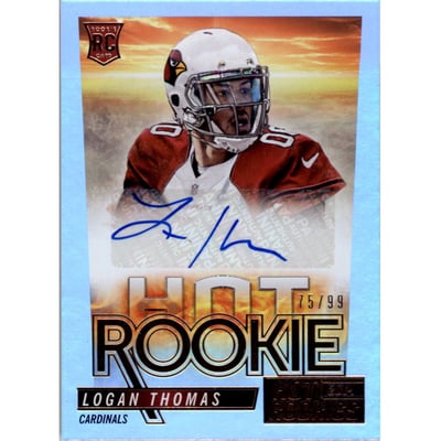 2014 Panini Hot Rookies Hot Rookies Autographs #HRLT Logan Thomas/99