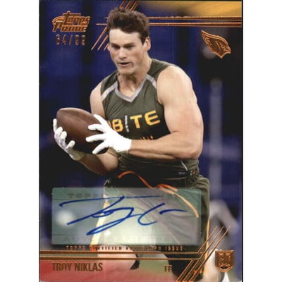 2014 Topps Prime Autographs Copper #124R Troy Niklas