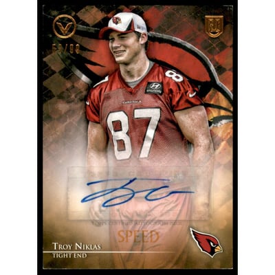 2014 Topps Valor Autographs Speed #VATN Troy Niklas