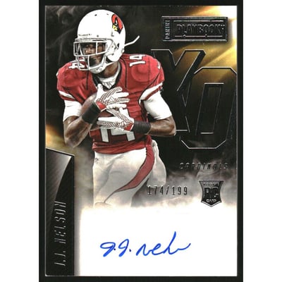 2015 Panini Playbook Rookie X's and O's Signatures #16 J.J. Nelson
