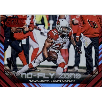 2016 Score No Fly Zone Jumbo Red #7 Tyrann Mathieu