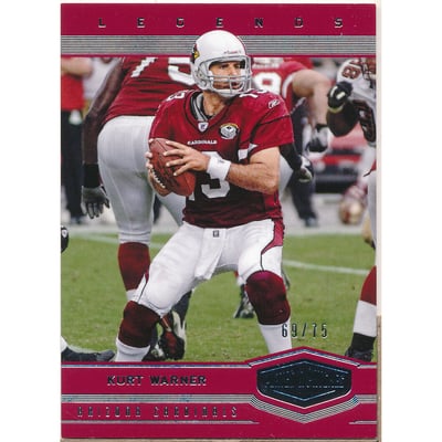 2017 Panini Plates and Patches #144 Kurt Warner RET