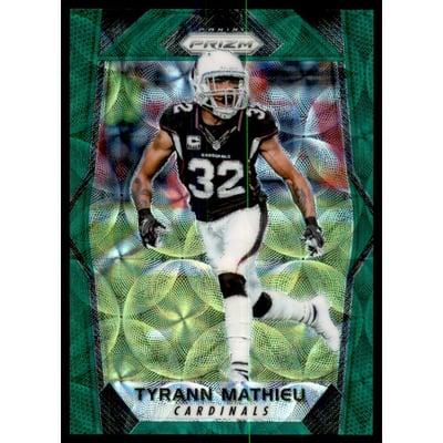2017 Panini Prizm Prizms Green Scope #43 Tyrann Mathieu