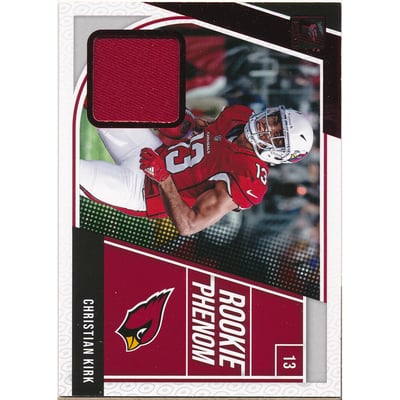 2018 Donruss Rookie Phenom Jerseys Red #13 Christian Kirk