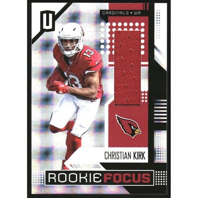 2018 Panini Unparalleled Rookie Focus Memorabilia #15 Christian Kirk