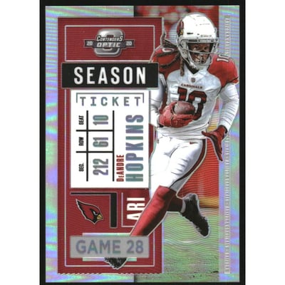 2020 Panini Contenders Optic Silver #2 DeAndre Hopkins