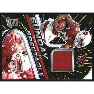 2020 Panini Spectra Sunday Spectacle Materials Hyper #7 Christian Kirk