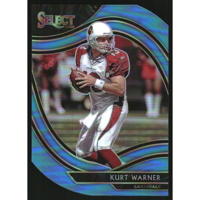 2020 Select Prizm Light Blue Die Cut #305 Kurt Warner