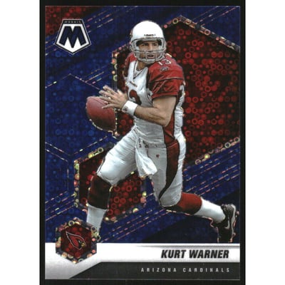 2021 Panini Mosaic Mosaic No Huddle Blue #9 Kurt Warner