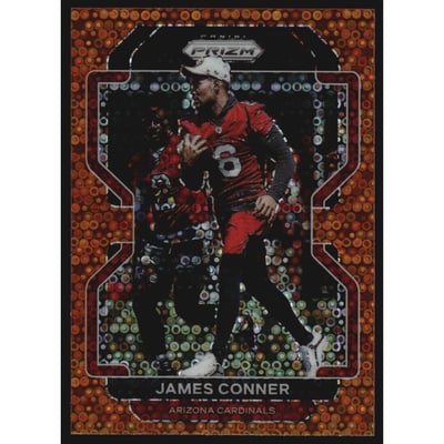 2021 Panini Prizm Prizms Orange Disco #78 James Conner