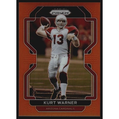 2021 Panini Prizm Prizms Orange #82 Kurt Warner