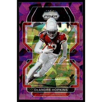 2021 Panini Prizm Prizms Purple Ice #75 DeAndre Hopkins