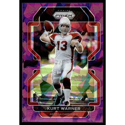 2021 Panini Prizm Prizms Purple Ice #82 Kurt Warner