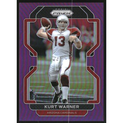 2021 Panini Prizm Prizms Purple #82 Kurt Warner