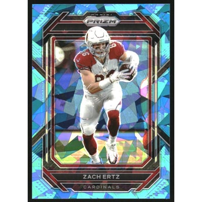 2022 Panini Prizm Prizms Blue Ice #6 Zach Ertz