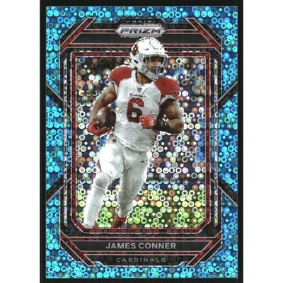 2022 Panini Prizm Prizms No Huddle Blue #2 James Conner