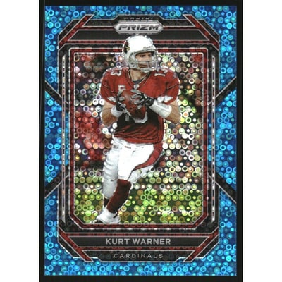 2022 Panini Prizm Prizms No Huddle Blue #9 Kurt Warner