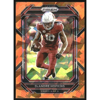 2022 Panini Prizm Prizms Orange Ice #5 DeAndre Hopkins