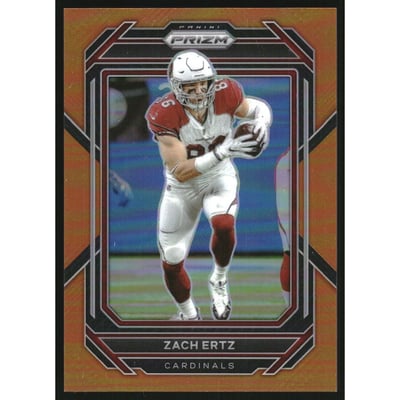 2022 Panini Prizm Prizms Orange #6 Zach Ertz