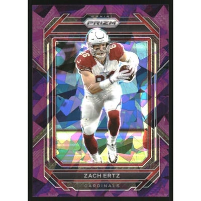 2022 Panini Prizm Prizms Purple Ice #6 Zach Ertz