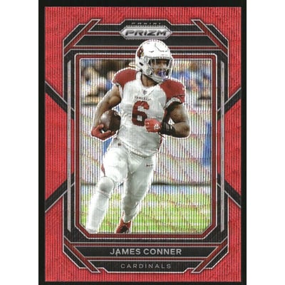 2022 Panini Prizm Prizms Red Wave #2 James Conner