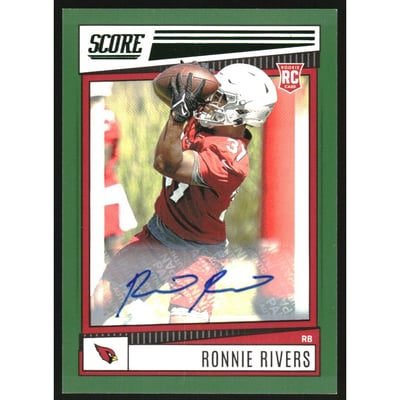 2022 Score Signatures Green #346 Ronnie Rivers