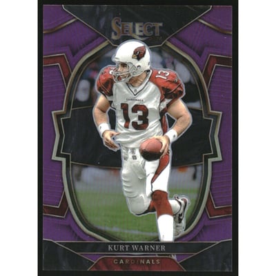 2022 Select Prizm Purple #13 Kurt Warner