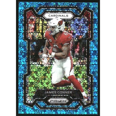 2023 Panini Prizm Prizms No Huddle Blue #5 James Conner