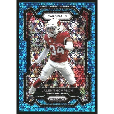 2023 Panini Prizm Prizms No Huddle Blue #8 Jalen Thompson