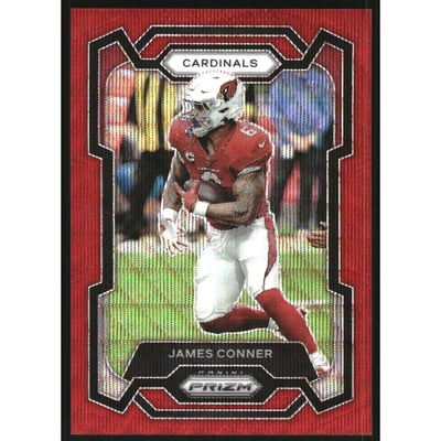2023 Panini Prizm Prizms Red Wave #5 James Conner