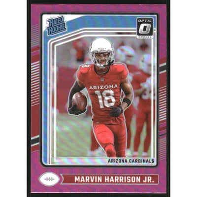 2024 Donruss Optic Pink #276 Marvin Harrison Jr. RR